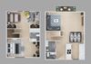 Two Bedroom 1.5 Bath Townhouse 1150 sq ft